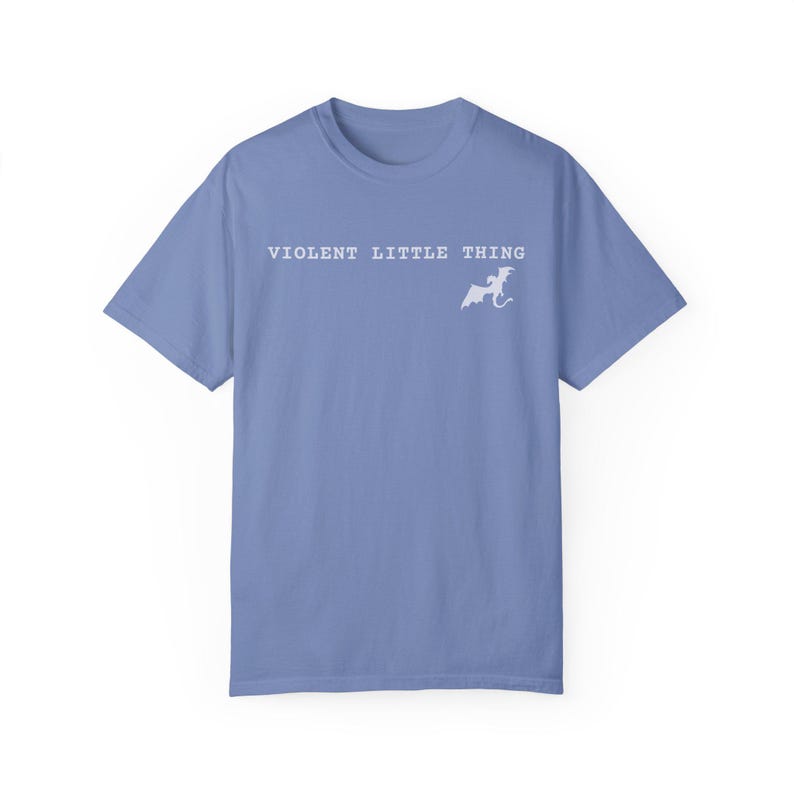 Fourth Wing Shirt, Xaden Riorson, violent little thing, Iron Flame Merch, Rebecca Yarros Apparel, Comfort Colors, Fourth Wing Merch, Romantasy Gift, Basgiath War College Shirt, Bookish Tee, Fantasy Lover Gift, Shadow Xaddy Shirt, Romantasy Clothing
