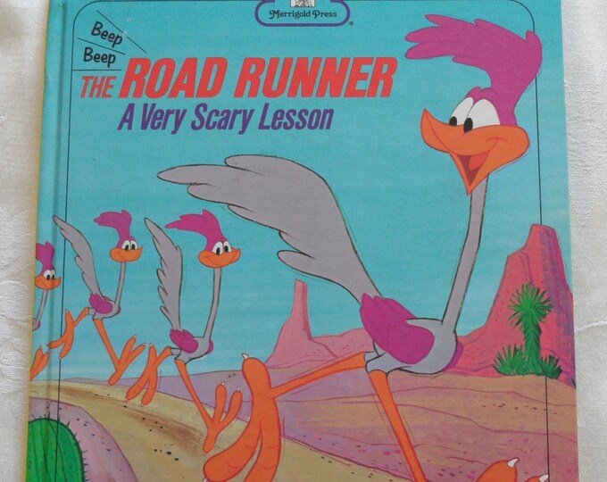 Beep Beep The Road Runner A Very Scary Lesson Hardcover 1974