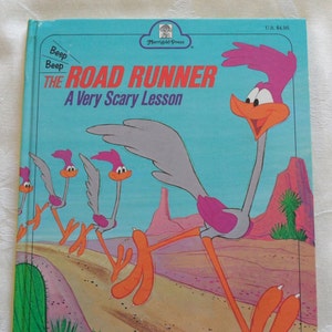 Beep Beep The Road Runner A Very Scary Lesson Hardcover 1974