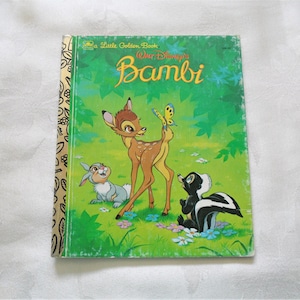 Walt Disney&#39;s Bambi A Little Golden Book 1980s