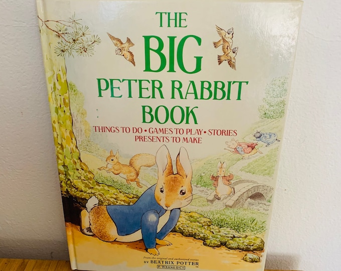 1986 Warne & Co The Big Peter Rabbit Book games Stories and Presents to Make
