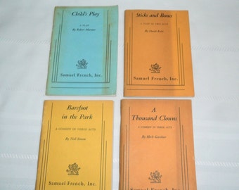 A Thousand Clowns A Comedy In Three Acts By Herb Gardner/Sticks And Bones A Play In Two Acts paperback Set of 4 Vintage Books