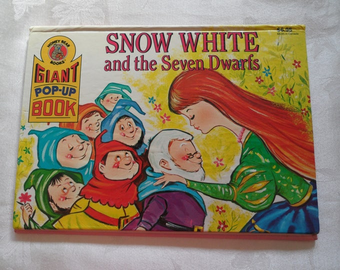 Snow White And The Seven Dwarfs Honey Bear Giant Pop Up Book 1991
