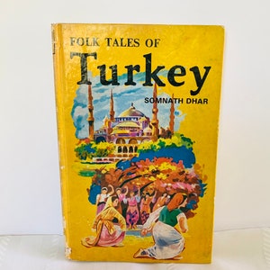 Folk Tales Of Turkey Somnath Dhar Hardcover Vintage Book 1970s