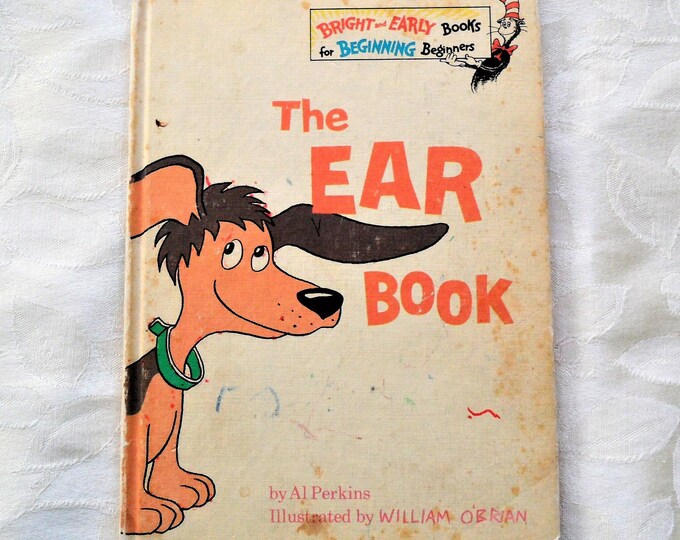 The Ear Book by Al Perkins Bright and Early for Beginners Hardcover Book 1968
