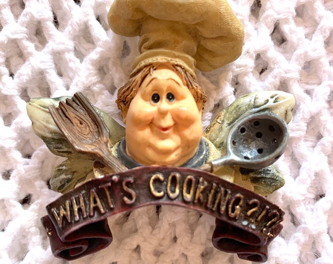 Vintage 1998 WHAT’S COOKING?!?! TBC Signed Pin/Brooch