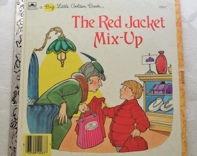 The Red Jacket Mix-Up A Big Golden Book 1980s