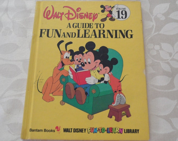 1983 Walt Disney A Guide To Fun And Learning Vol 19