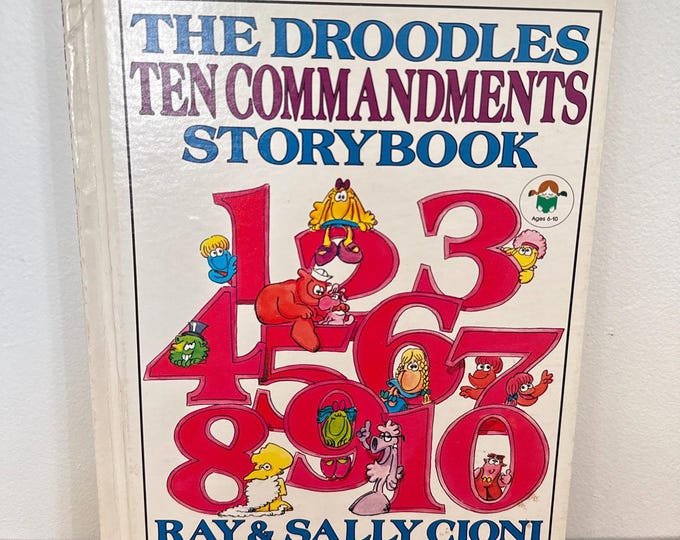 The Droodles Ten Commandments Storybook Hardcover 1983
