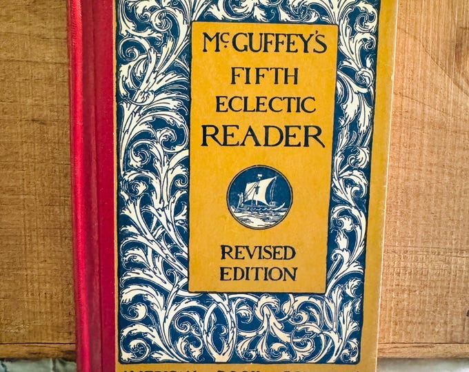 McGuffey's Third Eclectic Reader, Copyright 1920, Grammar School Textbook Hardcover