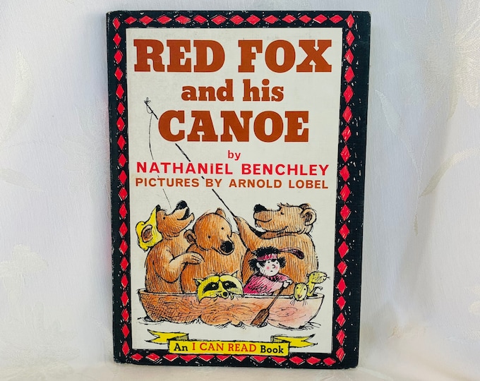Red Fox And His Canoe 1964 Nathaniel Benchley Harper & Row Hardcover