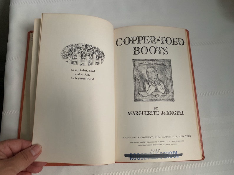 Copper-toed Boots by Marguerite De Angeli Hardcover 1938 - Etsy