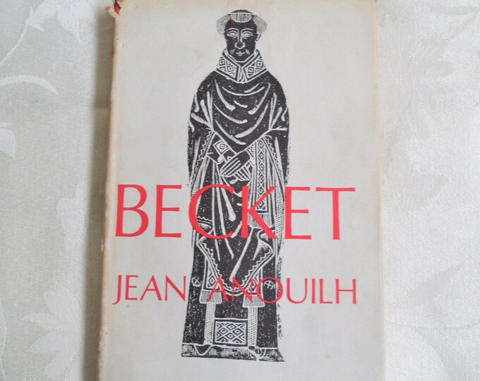 Becket Or The Honor Of God by Jean Anouilh Hardcover 1960