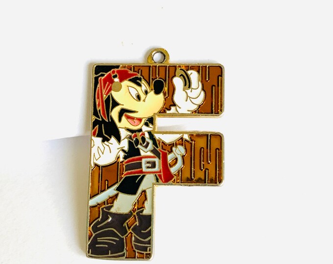 Disney’s Letter F Mickey Mouse Pendant