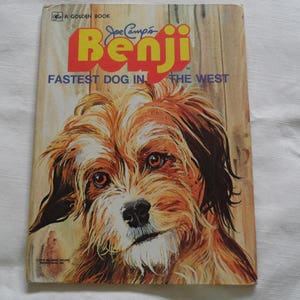 A Golden Book Benji Fastest Dog In The West 1978
