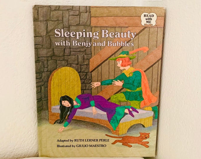 Sleeping Beauty with Benjy and Bubbles Hardcover Vintage Children’s Book