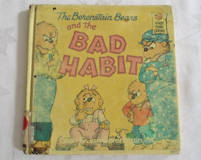 The Berenstain Bears And The Bad Habit Hardcover Exlibrary Book 1980s