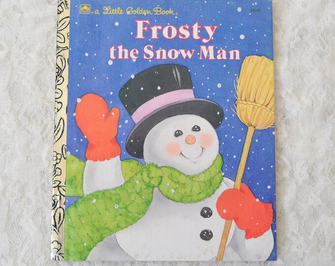 A little Golden Book Frosty The Snow Man Hardcover 1989