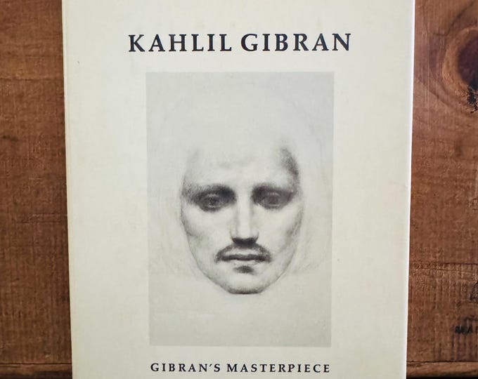 Kahlil Gibran, The Prophet, 1973 Alfred A Knopf, Borzoi Book, Illustrated, Dust Jacket, Hardcover, Vintage,