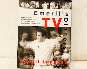Emeril’s TV Dinners, Cookbook 1998 Emeril Lagasse Hardcover DJ