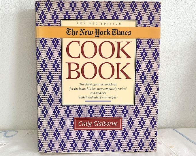 The New York Times Cookbook Revised Edition Craig Claiborne Hardcover DJ