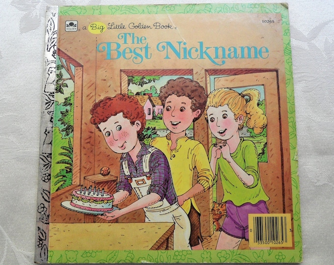 The Best Nickname A Big Little Golden Book 1980s