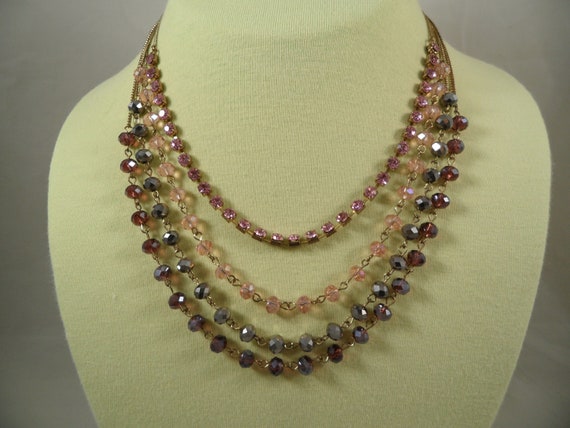 Ali-Khan New York Vintage Goldtone Multi Strand B… - image 4