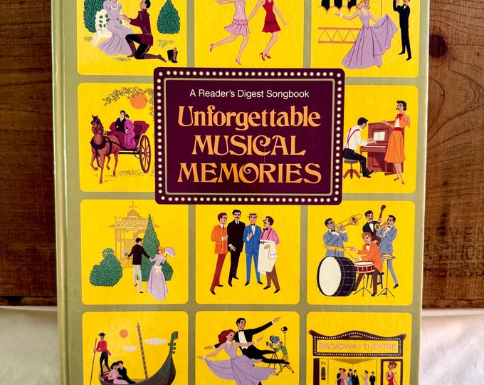 A Reader's Digest Songbook Unforgettable Musical Memories Hardcover Spiral Bound 1984