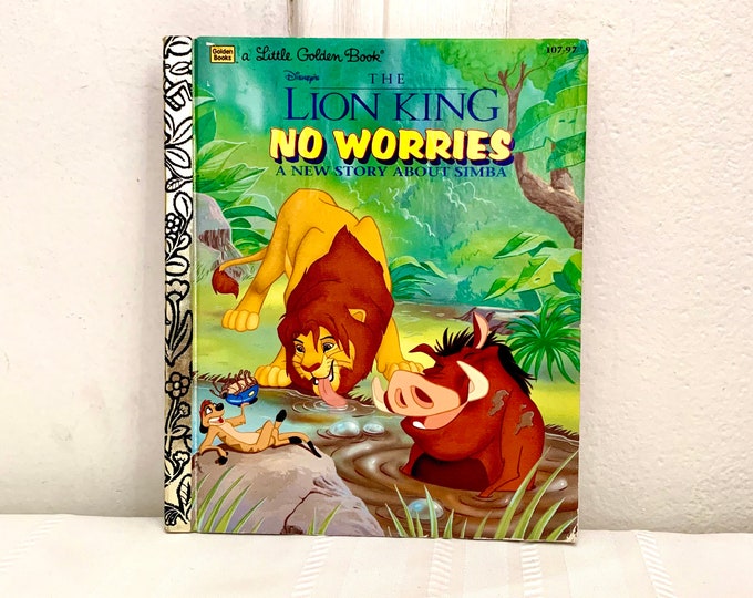 Disney’s The Lion King No Worries A New Story About Simba A Little Golden Book