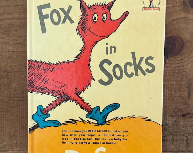 Fox in socks by Dr Seuss Hardcover 1965