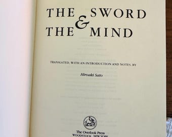 The Sword & The Mind by Hiroaki Sato Hardcover 1980s