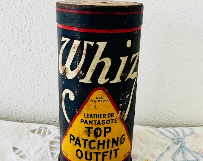 Whiz Top Patching Outfit Vintage Tin