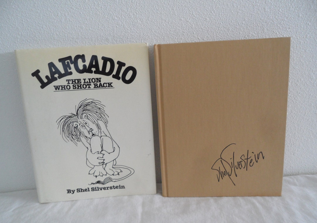 Lafcadio, the Lion Who Shot Back by Shel Silverstein 1963, Hardcover DJ