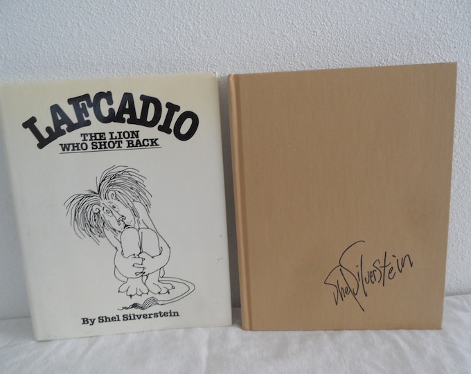 Lafcadio, the Lion Who Shot Back by Shel Silverstein 1963, Hardcover DJ