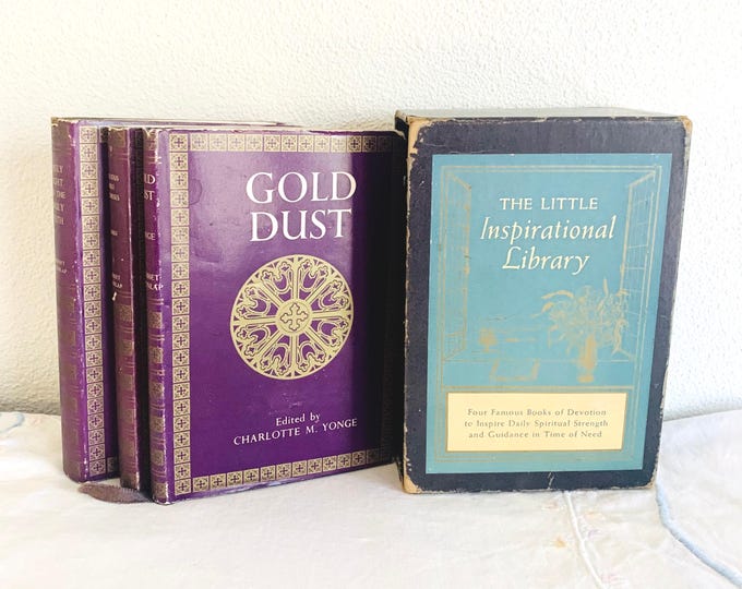 The Little Inspirational Library: Three Famous Books of Devotion - vintage 1906