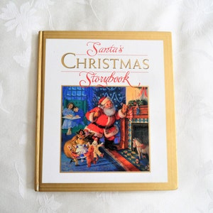Santa’s Christmas Story Book By Santa Claus Hardcover 1995