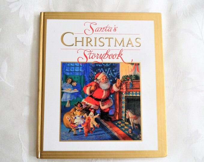 Santa’s Christmas Story Book By Santa Claus Hardcover 1995