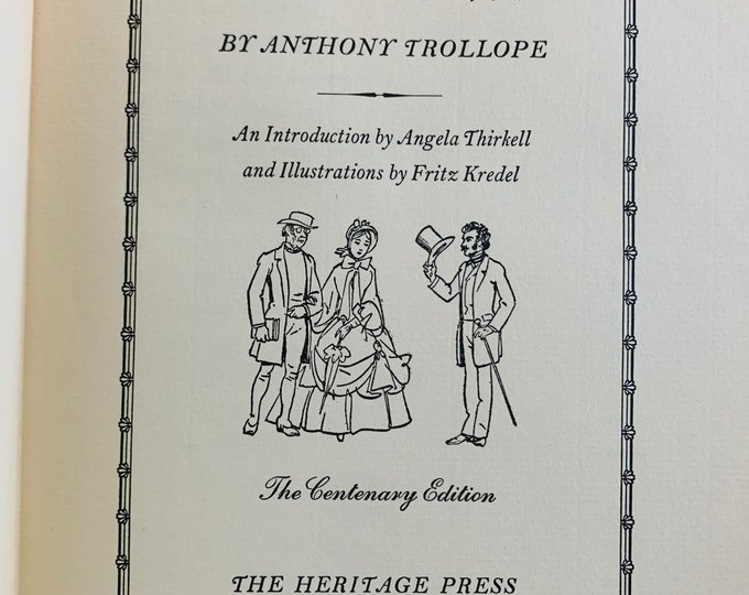 The Warden By Anthony Trollope Hardcover 1955