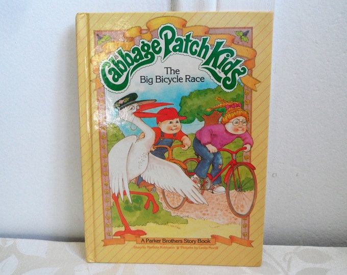 Cabbage Patch Kids: The Big Bicycle Race (hardcover story book)