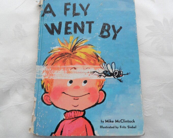 A Fly Went By Mike McClintock 1958 Children's Beginner Reader Book