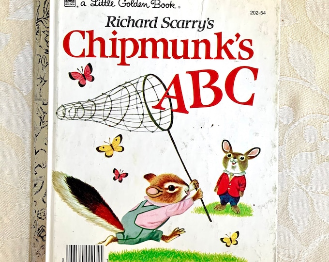 Richar Scarry’s Chipmunk’s ABC a Little Golden Book