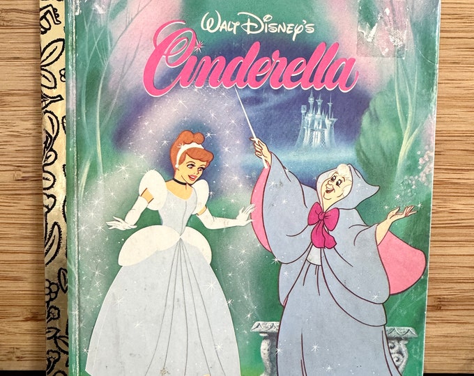 A Little Golden Book Walt Disney Cinderella 1986