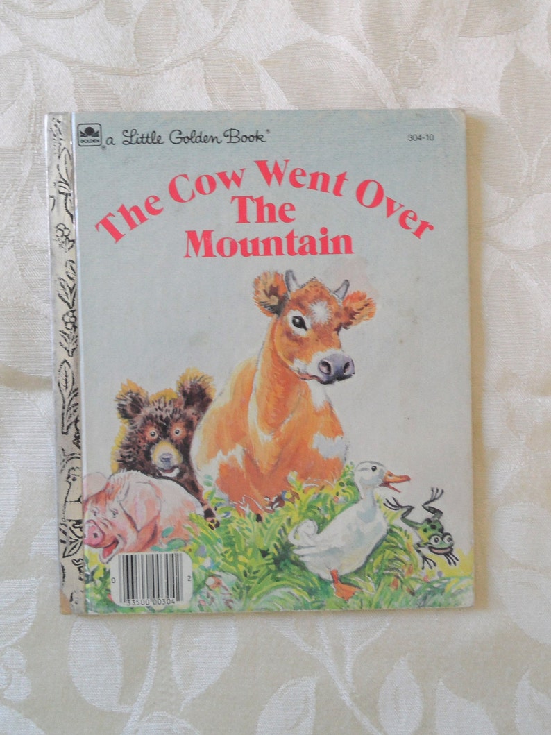 The Cow Went Over the Mountain (Little Golden Book)