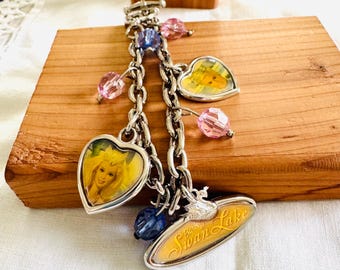 Vintage 2003 Barbie Swan Lake Charm Bracelet, Barbie Mattel Charm Bracelet,Swan Lake Barbie Bracelet