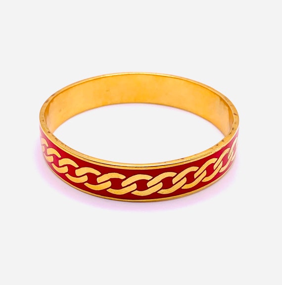 Juicy Couture Classic Red Enamel With Gold Plated 