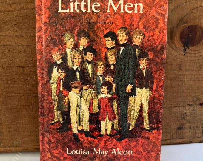 Vintage Little Men | Louisa May Alcott | Hardcover | Vintage Book | Unabridged | Golden Press