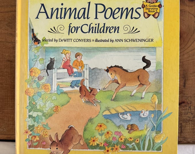 Animal Poems for Children (Golden Storytime Book) Hardcover