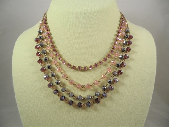 Ali-Khan New York Vintage Goldtone Multi Strand B… - image 2