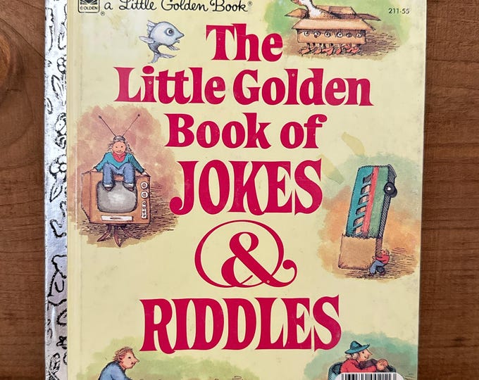 The Little Golden Book Of Jokes & Riddles 1983