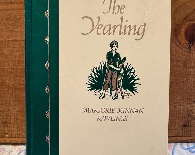 The Yearling Book by Marjorie Kinnan Rawling, Classic Literature The Yearling, Reader's Digest 1993 Edition The Yearling Classic Book